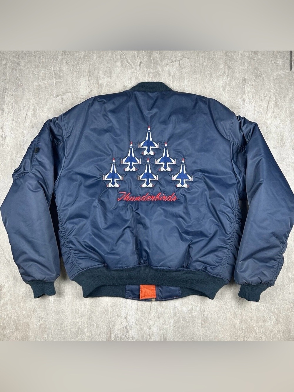 Rothco Vintage Thunderbirds Puffer Bomber Jacket